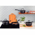 Bateria De Cocina Ollas Tramontina Monaco 4 Piezas Antiadher - Imagen 3