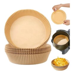 Bandejas De Papel Para Freidora De Aire Sin Aceite 100 Uni