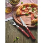 Juego De Cubiertos Tramontina Polywood Asado Madera 12 Pz - Imagen 4