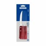 Cuchillo De Asado Tramontina Polywood Acero Inox X6 Unid - Imagen 3