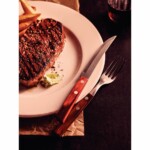 Cuchillo De Asado Tramontina Polywood Acero Inox X6 Unid - Imagen 5