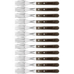 Tenedor De Asado Tramontina Polywood Madera X12 Unid