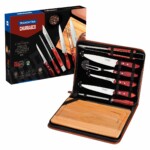 Kit De Asado Tramontina Polywood Madera Acero Inox 8 Piezas
