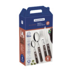 Juego De Cubiertos Tramontina Polywood 24 Piezas Acero Inox - Imagen 3