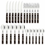 Juego De Cubiertos Tramontina Polywood 24 Piezas Acero Inox - Imagen 2