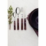 Juego De Cubiertos Tramontina Polywood 24 Piezas Acero Inox - Imagen 4