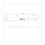 Espatula De Reposteria Tramontina Acero Inoxidable 10 PuLG - Imagen 3