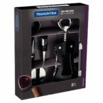 Set De Vino Tramontina Harmoniza Acero Inoxidable 5 Piezas - Imagen 2
