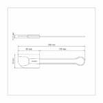 Espatula De Silicona Tramontina Molde Acero Inoxidable - Imagen 3