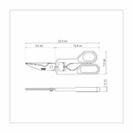 Tijera Tramontina Multiuso Trinchante Acero Inox Supercort - Imagen 3