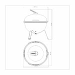 Parrilla Grill A Carbon Tramontina Portatil Tcp-320l - Imagen 6