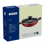 Wok Tramontina Antiadherente Loreto 28 cm 3,3 Litros Negro - Imagen 2