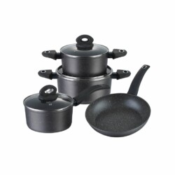 Juego De Ollas Bateria Selecta Inducción 7 Pz Antiadherente