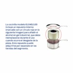 Rechaud Con Hornalla Tramontina Acero Inoxidable 9 Litros - Imagen 3