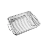 Asadera con Rejilla Tramontina Acero Inox 34 x 28 cm 4,6 L