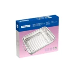 Asadera con Rejilla Tramontina Acero Inox 39 x 33 cm 6,4 L - Imagen 2