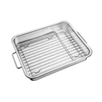 Asadera con Rejilla Tramontina Acero Inox 39 x 33 cm 6,4 L