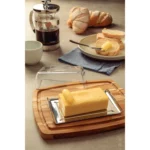 Mantequera Tramontina Quadrata Acero Inoxidable Con Tapa - Imagen 3