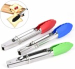 Pinza De Silicona Cocina Acero Inoxidable X2 Unid 18 Cm - Imagen 2