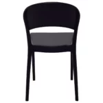 Silla Tramontina Sissi con Respaldo Cerrado Negro ECO - Imagen 3