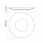 Plato Llano Tramontina Porcelana 25 Cm Decorado Rustico - Imagen 2