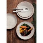 Plato Llano Tramontina Porcelana 25 Cm Decorado Rustico - Imagen 3