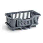 Escurridor De Platos Con Bandeja Y Cubiertero Desague