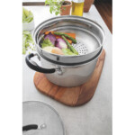 Cacerola Olla Tramontina Induccion Con Vaporera 20 Cm 3,6 L - Imagen 2