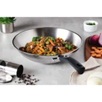 Wok Tramontina Induccion Acero Inox Fondo Triple 28 Cm Astro - Imagen 4
