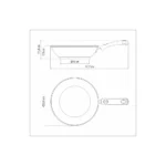 Wok Tramontina Induccion Acero Inox Fondo Triple 28 Cm Astro - Imagen 3