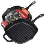 Plancha De Hierro Curado Victoria 25 X 25 Cm Acanalada