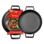 Sarten De Hierro Esmaltado Victoria Con Asas 25 Cm - Imagen 2