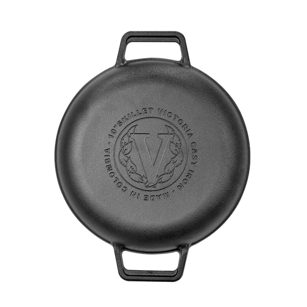 Sarten Hierro Esmaltado 25cm Victoria Color Negro - Imagen 3