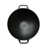 Wok De Hierro Esmaltado Victoria Con Asas 35 Cm 6 Litros - Imagen 2