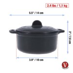 Olla De Hierro Esmaltado Mini 10 Cm Victoria Con Asas - Imagen 5