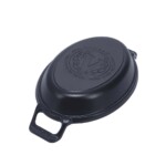 Cazuela De Hierro Curado Victoria Ovalada 21 X15 Cm Asas - Imagen 2