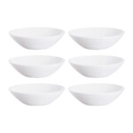 Bowl De Vidrio Blanco 20 Cm X 5,5 Cm Luminarc Harena X6 Unid