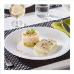 Plato Llano Vidrio Blanco Luminarc Harena 25 Cm X6 Unid - Imagen 4