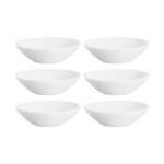 Bowl De Vidrio Blanco 16 Cm X 4,5 Cm Luminarc Harena X6 Unid