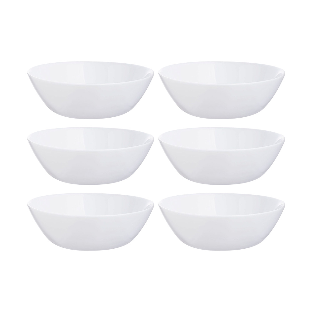 53497 - copia Bowl De Vidrio Blanco Luminarc Zelie 16 Cm X 5 Cm X6 Unid - Imagen 1