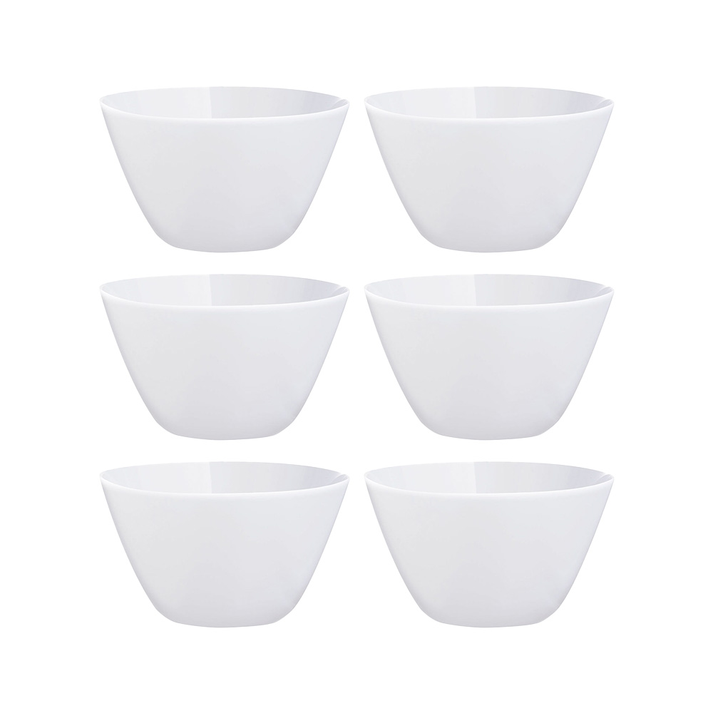 53498 - copia Bowl De Vidrio Blanco Luminarc Zelie 12 Cm X 7 Cm X6 Unid - Imagen 1