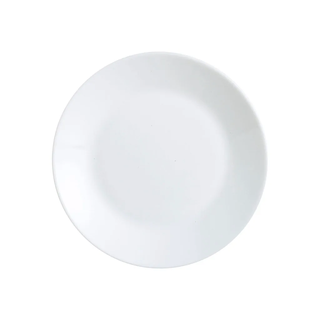 Plato De Postre Vidrio Blanco 18 Cm Luminarc Zelie X6 Unid - Imagen 2