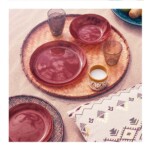 Plato De Postre Vidrio 20 Cm Luminarc X6 Unid Arty Bordeaux - Imagen 4