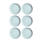 Plato De Postre Vidrio 19 Cm Luminarc Granit Diwali X6 Unid