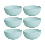 Bowl De Vidrio Compotera 12 Cm Turquesa Luminarc X6 Unid