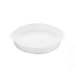 Fuente De Vidrio Asadera Luminarc Oval 28 Cm X 5 Cm Blanco
