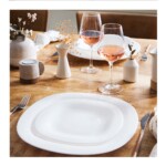 Plato Llano Vidrio Blanco Luminarc 27 Cm Carine X6 Unid - Imagen 3