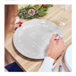 Plato Llano Vidrio 27 Cm Luminarc Granit Diwali X6 Unid - Imagen 4