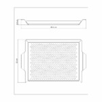 Asadera Tramontina Cosmos Pescado Acero Inox 48 X 32 Cm - Imagen 4