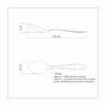 Cuchara De Mesa Tramontina Acero Inoxidable Laguna X12 Unid - Imagen 3